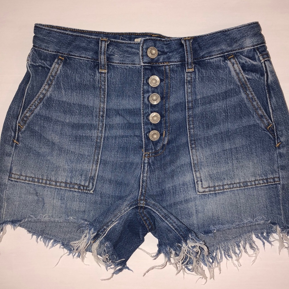 Free people Jesse carpenter jean shorts size 24